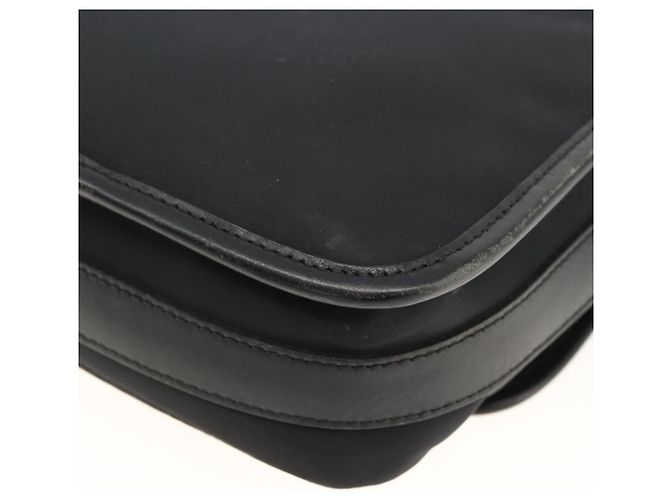 Borsa a Spalla BURBERRY Nylon Nero Argento Autentica 173971 - vista 15
