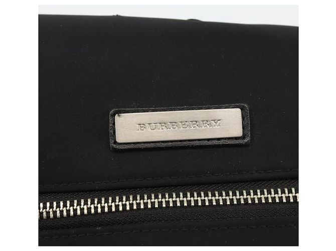 Borsa a Spalla BURBERRY Nylon Nero Argento Autentica 173971 - vista 17