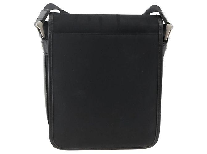 Borsa a Spalla BURBERRY Nylon Nero Argento Autentica 173971 - vista 2