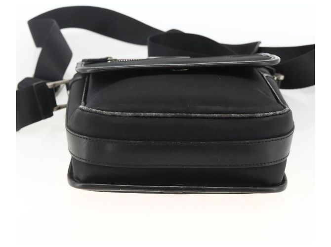 Borsa a Spalla BURBERRY Nylon Nero Argento Autentica 173971 - vista 5