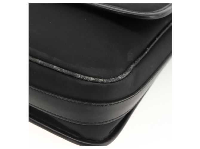 Borsa a Spalla BURBERRY Nylon Nero Argento Autentica 173971 - vista 9