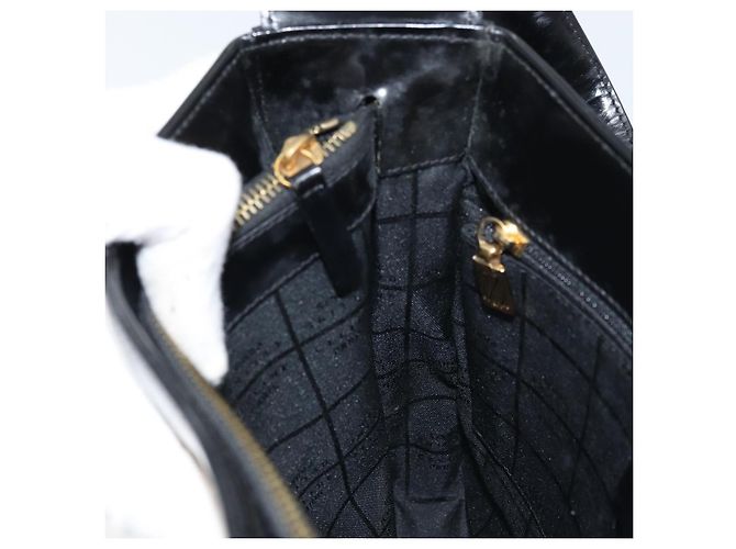 Céline Borsa a Spalla CELINE in Pelle Nera Oro Auth LNZ211 Nero D'oro - vista 18