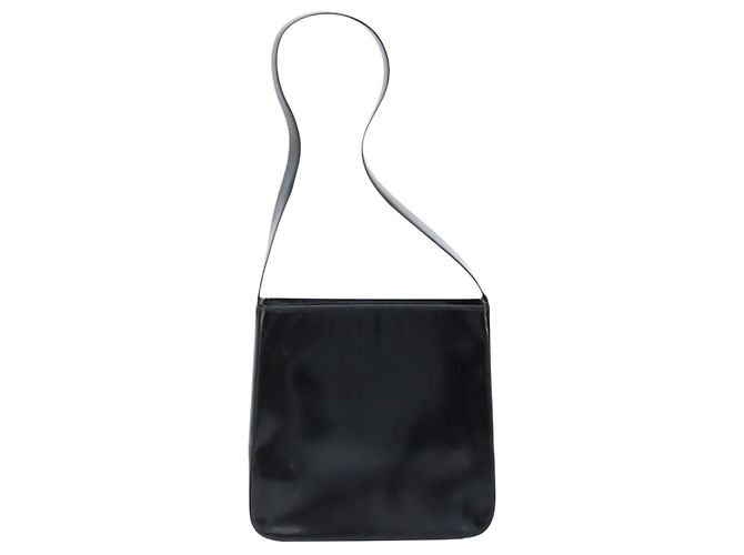 Céline Borsa a Spalla CELINE in Pelle Nera Oro Auth LNZ211 Nero D'oro - vista 2