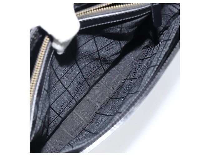 Céline Borsa a Spalla CELINE in Pelle Nera Oro Auth LNZ211 Nero D'oro - vista 23