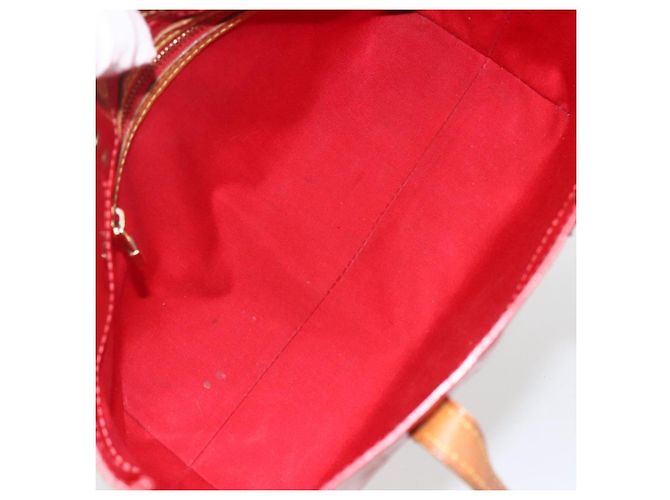 LOUIS VUITTON Borsa a Mano Monogram Vernis Reade PM Rossa M91088 LV Auth BA11201 Rosso - vista 11