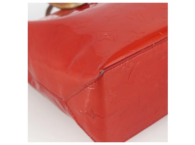 LOUIS VUITTON Borsa a Mano Monogram Vernis Reade PM Rossa M91088 LV Auth BA11201 Rosso - vista 14