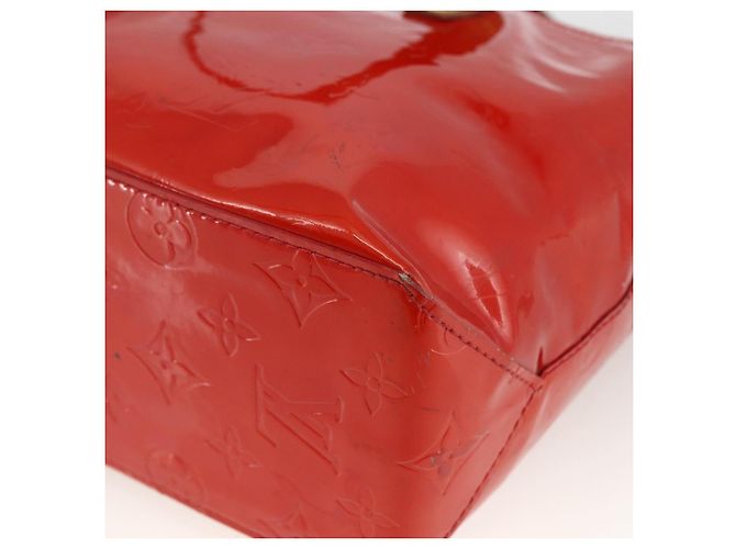 LOUIS VUITTON Borsa a Mano Monogram Vernis Reade PM Rossa M91088 LV Auth BA11201 Rosso - vista 15