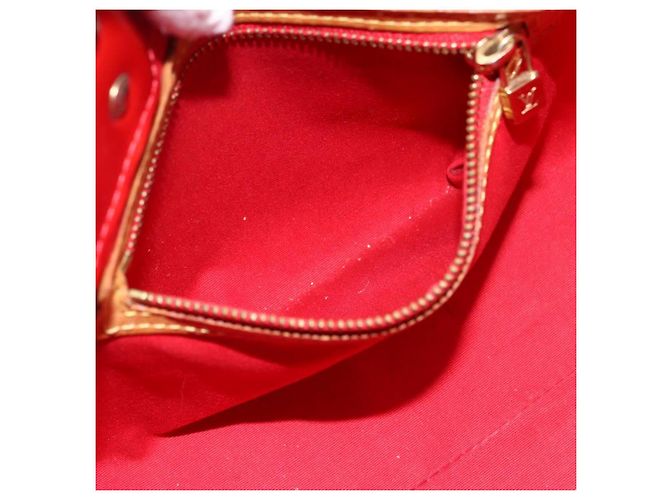 LOUIS VUITTON Borsa a Mano Monogram Vernis Reade PM Rossa M91088 LV Auth BA11201 Rosso - vista 20