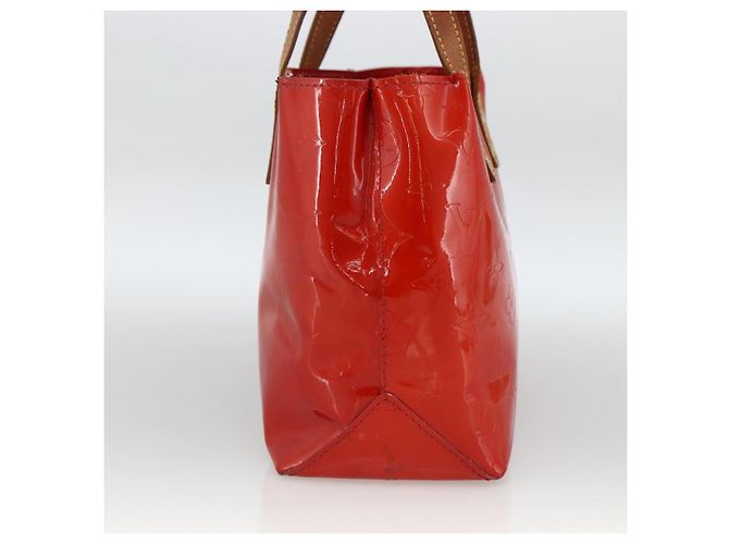 LOUIS VUITTON Borsa a Mano Monogram Vernis Reade PM Rossa M91088 LV Auth BA11201 Rosso - vista 3