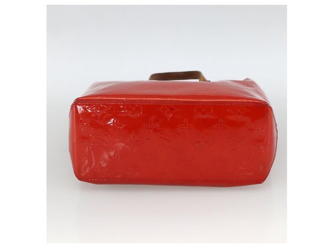 LOUIS VUITTON Borsa a Mano Monogram Vernis Reade PM Rossa M91088 LV Auth BA11201 Rosso - vista 5