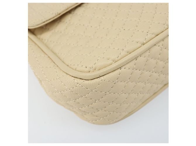 BALLY Borsa a Spalla con Catena Pelle Beige Oro Auth am10887V D'oro - vista 14