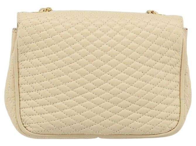 BALLY Borsa a Spalla con Catena Pelle Beige Oro Auth am10887V D'oro - vista 2
