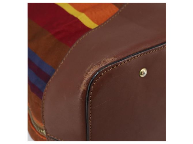 Céline CELINE Shoulder Bag Canvas Multicolor Gold Auth 172371 Multiple colors Golden - view 14