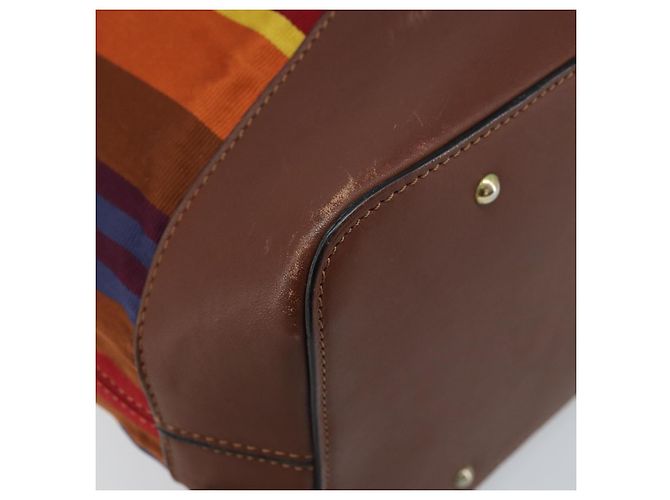 Céline CELINE Shoulder Bag Canvas Multicolor Gold Auth 172371 Multiple colors Golden - view 16