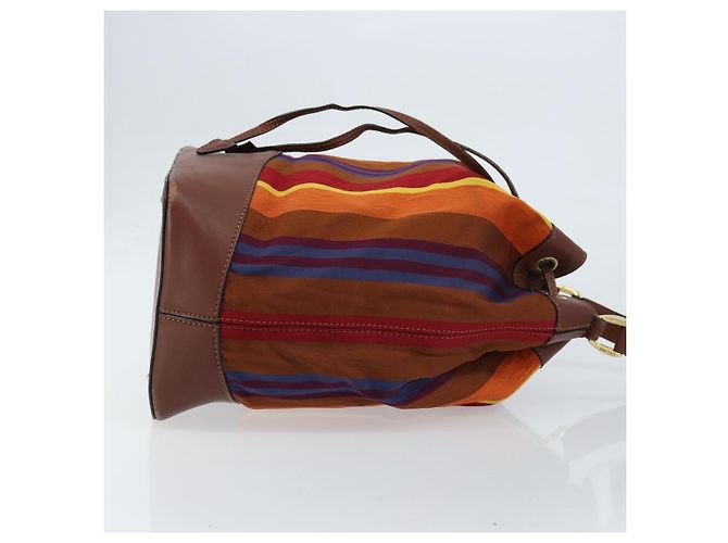 Céline CELINE Shoulder Bag Canvas Multicolor Gold Auth 172371 Multiple colors Golden - view 3