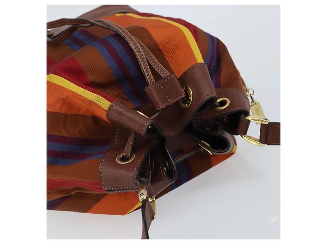 Céline CELINE Shoulder Bag Canvas Multicolor Gold Auth 172371 Multiple colors Golden - view 6