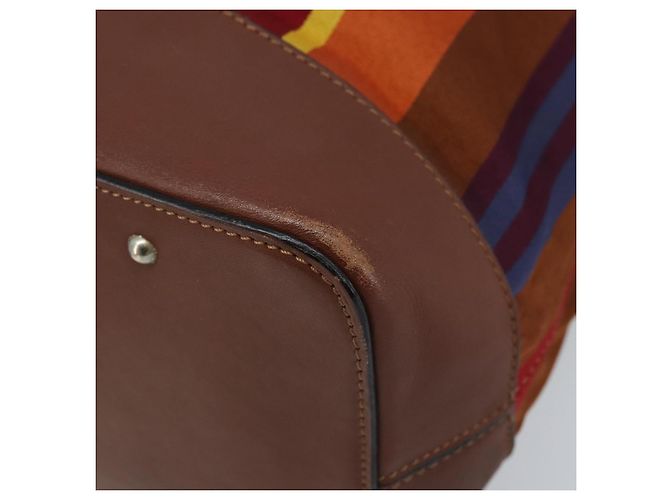 Céline CELINE Shoulder Bag Canvas Multicolor Gold Auth 172371 Multiple colors Golden - view 9