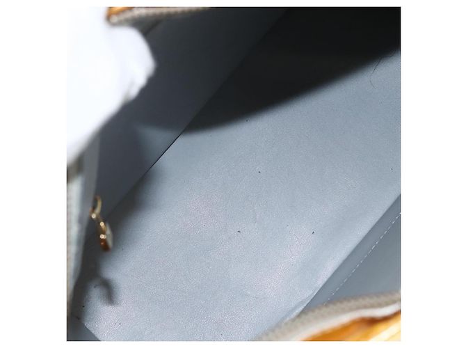 LOUIS VUITTON Borsa a Mano Houston Monogram Vernis Grigia M91053 LV Auth ep13603 Grigio - vista 11