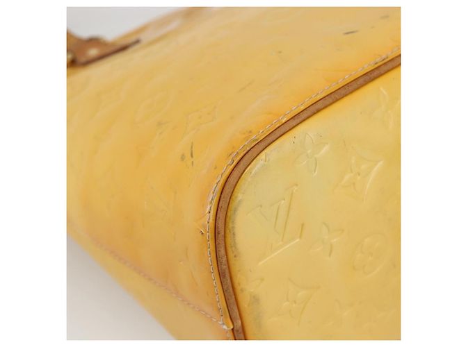 LOUIS VUITTON Borsa a Mano Houston Monogram Vernis Grigia M91053 LV Auth ep13603 Grigio - vista 15