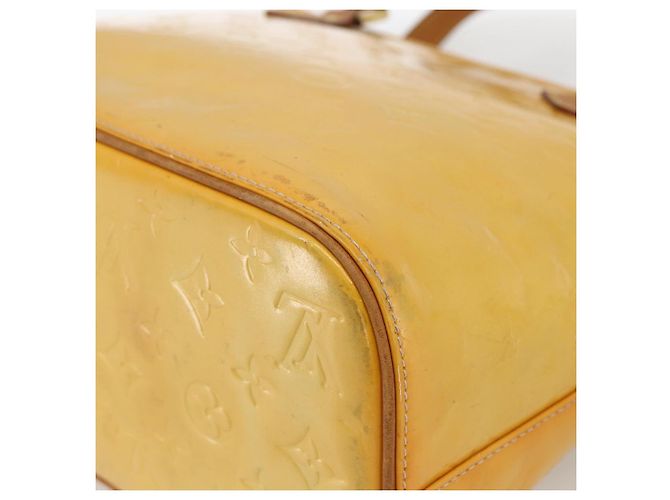 LOUIS VUITTON Borsa a Mano Houston Monogram Vernis Grigia M91053 LV Auth ep13603 Grigio - vista 16