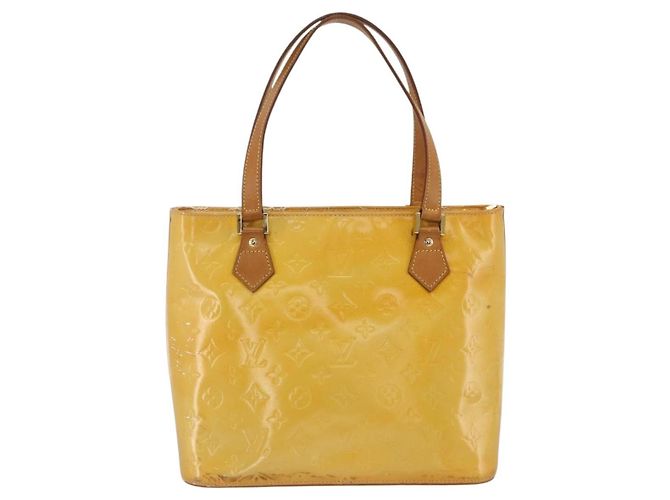LOUIS VUITTON Borsa a Mano Houston Monogram Vernis Grigia M91053 LV Auth ep13603 Grigio - vista 2