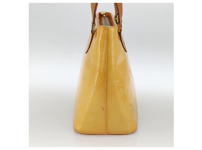 LOUIS VUITTON Borsa a Mano Houston Monogram Vernis Grigia M91053 LV Auth ep13603 Grigio - vista 4