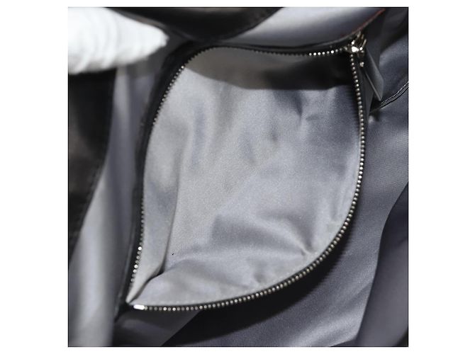 VALENTINO Borsa a mano in pelle nera argento Auth 152881A Nero - vista 24