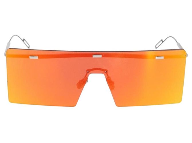 Gafas de sol HARDIOR Christian Dior metal Naranja Negro Auth BA11301 - vista 13