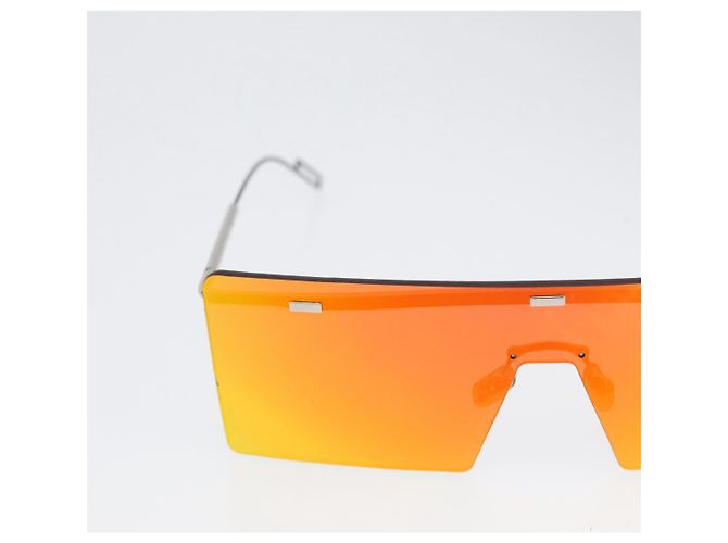 Gafas de sol HARDIOR Christian Dior metal Naranja Negro Auth BA11301 - vista 3