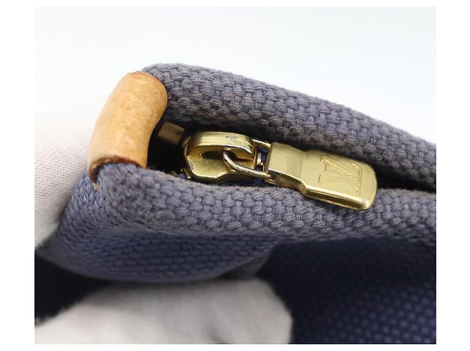 LOUIS VUITTON Antigua Cabas MM Borsa Tote Blu M40087 LV Auth ka3019 - vista 10