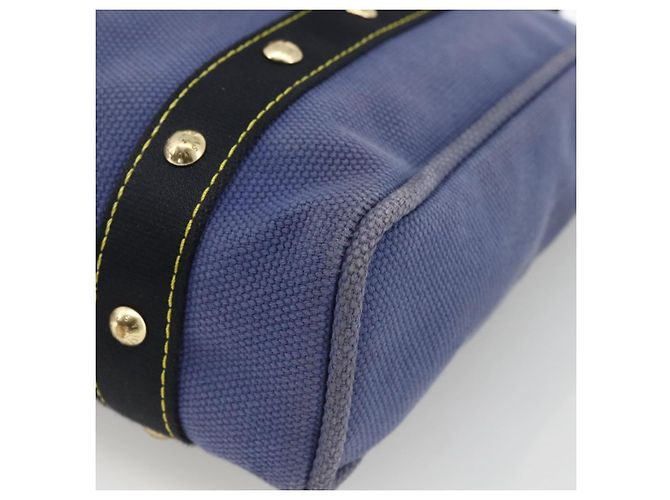 LOUIS VUITTON Antigua Cabas MM Borsa Tote Blu M40087 LV Auth ka3019 - vista 16