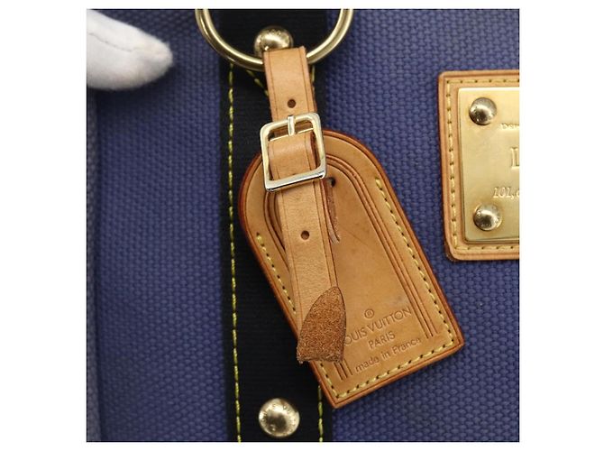 LOUIS VUITTON Antigua Cabas MM Borsa Tote Blu M40087 LV Auth ka3019 - vista 18