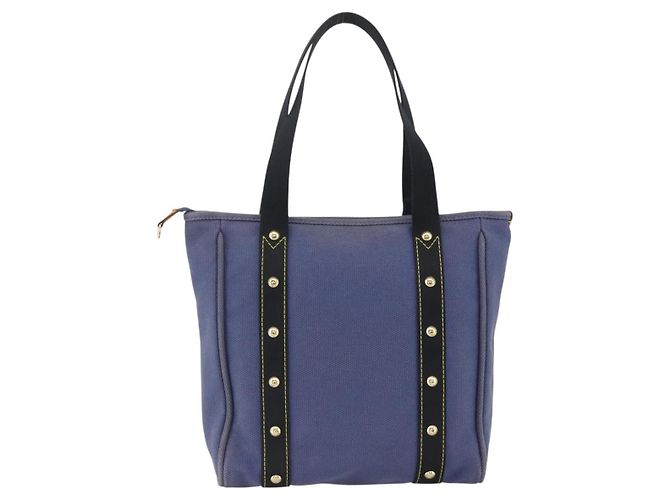 LOUIS VUITTON Antigua Cabas MM Borsa Tote Blu M40087 LV Auth ka3019 - vista 2