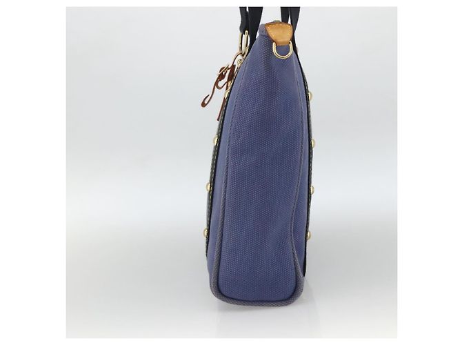 LOUIS VUITTON Antigua Cabas MM Borsa Tote Blu M40087 LV Auth ka3019 - vista 4