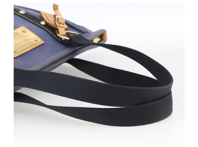 LOUIS VUITTON Antigua Cabas MM Borsa Tote Blu M40087 LV Auth ka3019 - vista 7