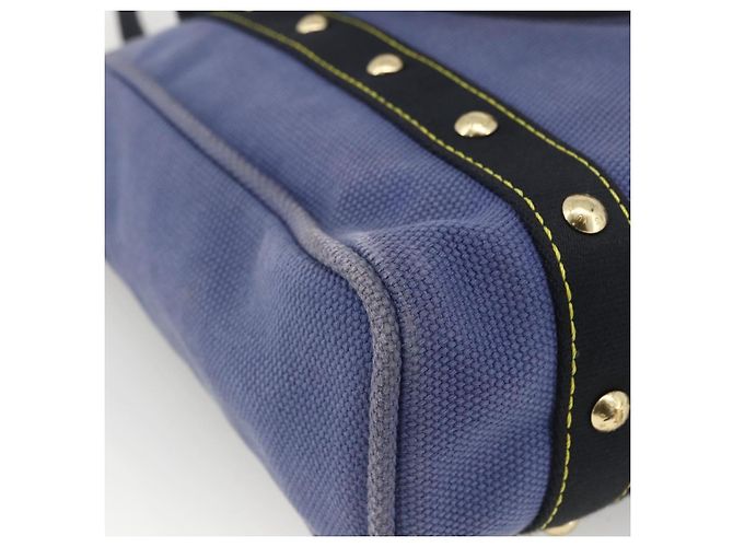 LOUIS VUITTON Antigua Cabas MM Borsa Tote Blu M40087 LV Auth ka3019 - vista 9