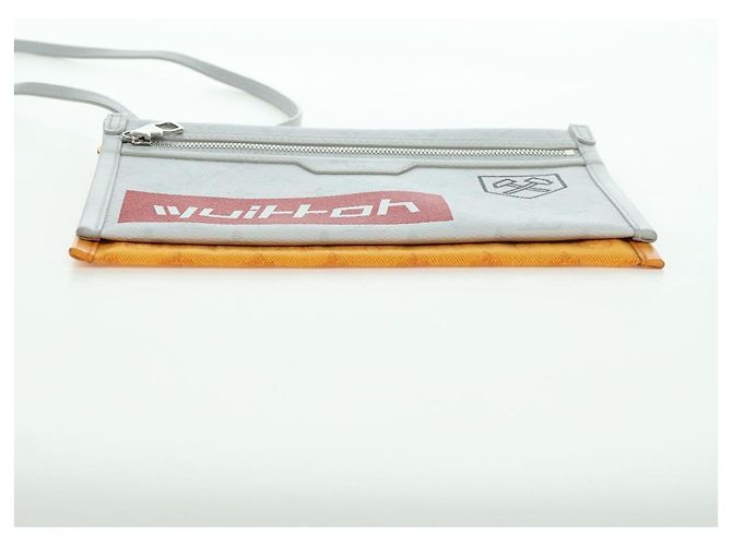 LOUIS VUITTON Borsa Messenger Piatta Monogram Gialla M44640 Auth 173381SAM Giallo Monogramma - vista 5