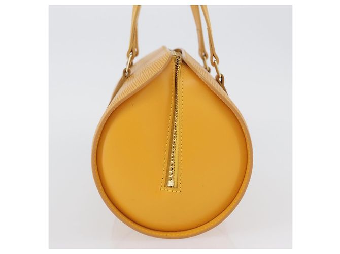 LOUIS VUITTON Borsa a Mano Epi Soufflot Gialla M52229 LV Auth LNZ959V Giallo - vista 3