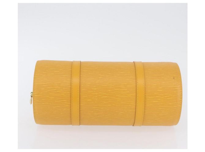 LOUIS VUITTON Borsa a Mano Epi Soufflot Gialla M52229 LV Auth LNZ959V Giallo - vista 5
