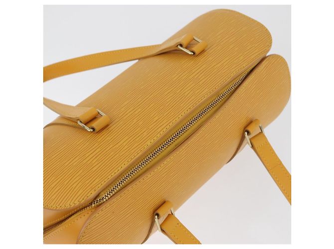 LOUIS VUITTON Borsa a Mano Epi Soufflot Gialla M52229 LV Auth LNZ959V Giallo - vista 6