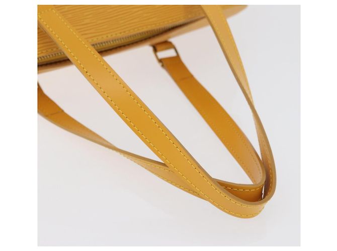 LOUIS VUITTON Borsa a Mano Epi Soufflot Gialla M52229 LV Auth LNZ959V Giallo - vista 7