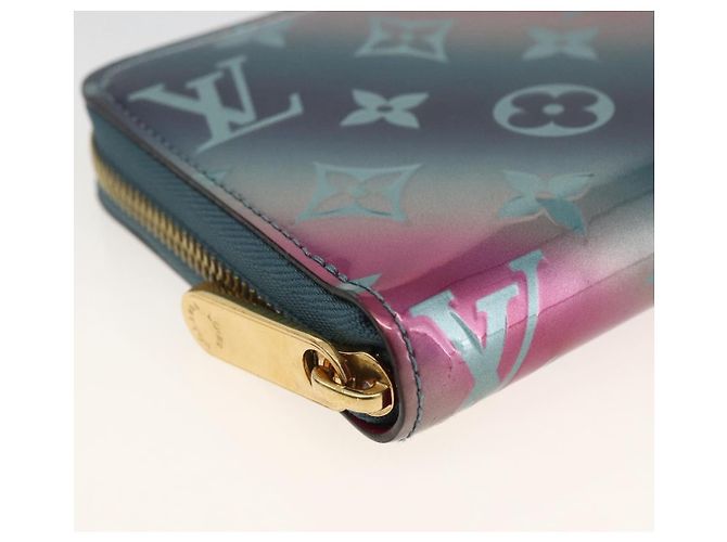 LANGER ZIPPY-GELDBEUTEL VERNIS LOUIS VUITTON Multicolor M90520 LV Auth ARZ549M Mehrfarben - Ansicht 14