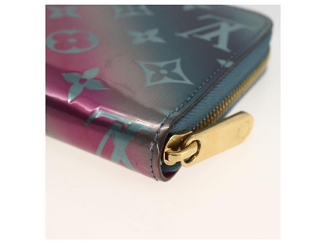 LANGER ZIPPY-GELDBEUTEL VERNIS LOUIS VUITTON Multicolor M90520 LV Auth ARZ549M Mehrfarben - Ansicht 15