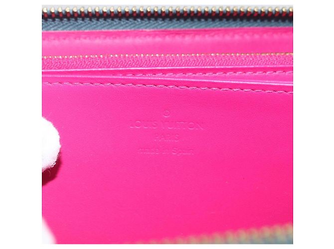LANGER ZIPPY-GELDBEUTEL VERNIS LOUIS VUITTON Multicolor M90520 LV Auth ARZ549M Mehrfarben - Ansicht 17