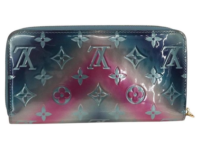 LANGER ZIPPY-GELDBEUTEL VERNIS LOUIS VUITTON Multicolor M90520 LV Auth ARZ549M Mehrfarben - Ansicht 2