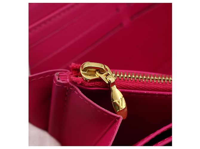 LANGER ZIPPY-GELDBEUTEL VERNIS LOUIS VUITTON Multicolor M90520 LV Auth ARZ549M Mehrfarben - Ansicht 20
