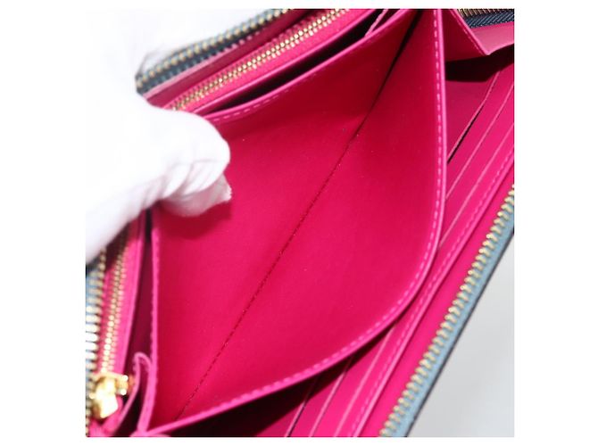 LANGER ZIPPY-GELDBEUTEL VERNIS LOUIS VUITTON Multicolor M90520 LV Auth ARZ549M Mehrfarben - Ansicht 22