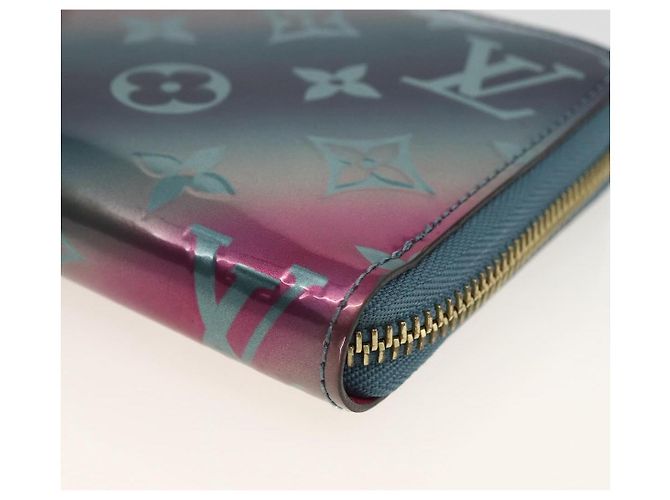 LANGER ZIPPY-GELDBEUTEL VERNIS LOUIS VUITTON Multicolor M90520 LV Auth ARZ549M Mehrfarben - Ansicht 7