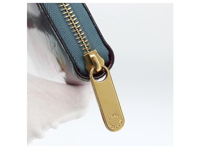 LANGER ZIPPY-GELDBEUTEL VERNIS LOUIS VUITTON Multicolor M90520 LV Auth ARZ549M Mehrfarben - Ansicht 8
