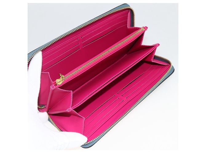 LANGER ZIPPY-GELDBEUTEL VERNIS LOUIS VUITTON Multicolor M90520 LV Auth ARZ549M Mehrfarben - Ansicht 9